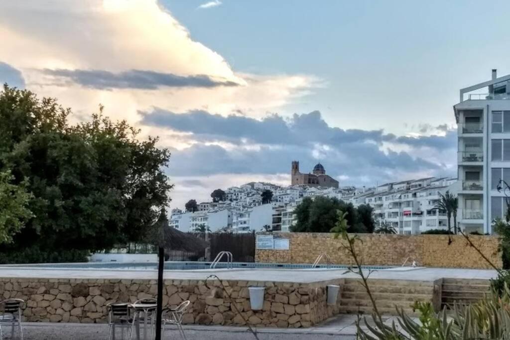 Apartment Steps From Altea Beach!! - Pool - Ac Exteriör bild