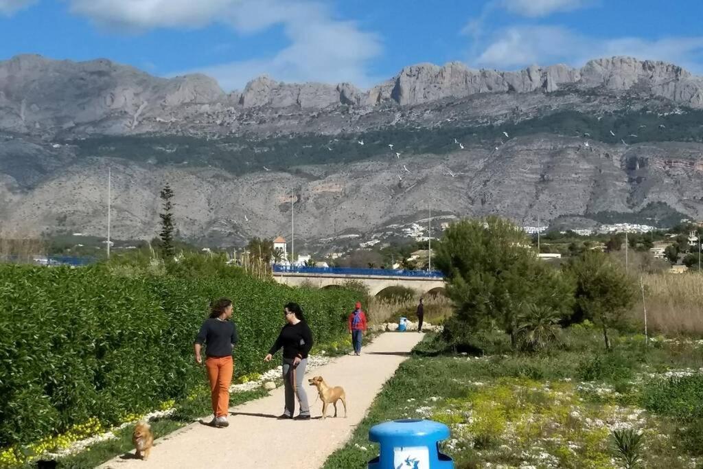 Apartment Steps From Altea Beach!! - Pool - Ac Exteriör bild